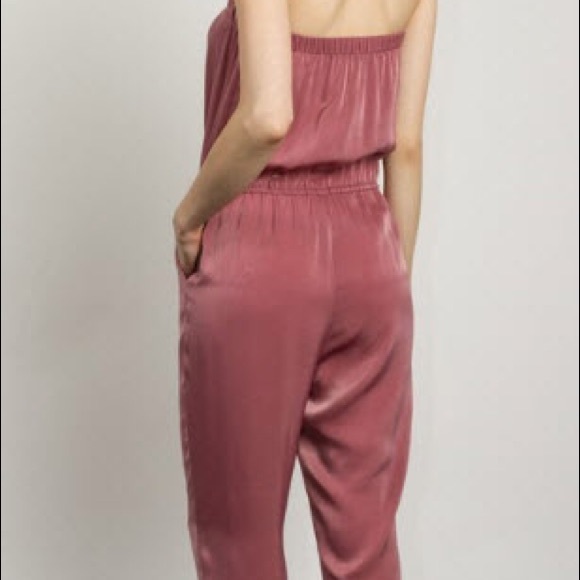 Pink Silk Jumpsuit - Picture 3 of 3